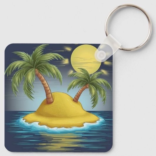 Pacific Island  Schlüsselanhänger (Rückseite)