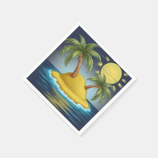 Pacific Island Serviette (Ecke)