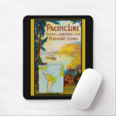 Pacific Line Vintage Travel Mousepad (Mit Mouse)