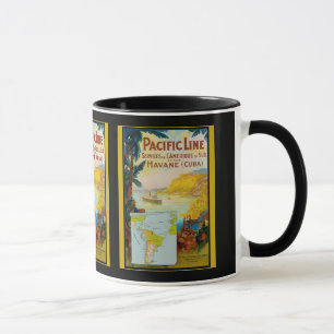 Pacific Line Vintage Travel Tasse