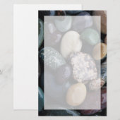 Pacific Nordwest USA, farbenfrohe Flussfelsen Briefpapier (Vorne/Hinten)