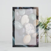 Pacific Nordwest USA, farbenfrohe Flussfelsen Briefpapier (Stehend Vorderseite)