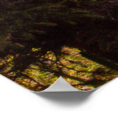 Pacific North West Ocean View Poster (Ecke)