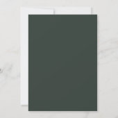 Pacific Northwest See-Evergreen-Hochzeit Save The Date (Rückseite)