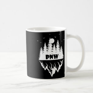 Pacific Northwest Wald Berg Retro Outdoor Kaffeetasse