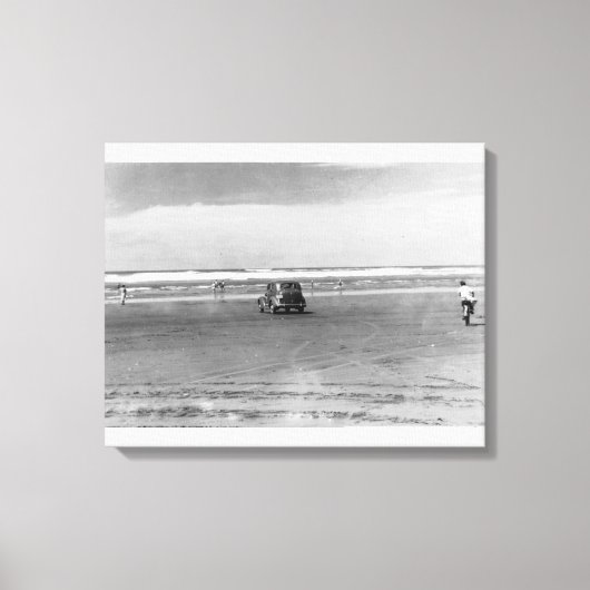 Pacific Ocean Beach Scene Foto Leinwanddruck (Vorderseite)