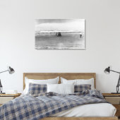 Pacific Ocean Beach Scene Foto Leinwanddruck (Insitu (Schlafzimmer))