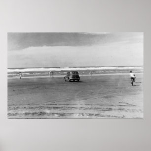 Pacific Ocean Beach Scene Photograph Poster