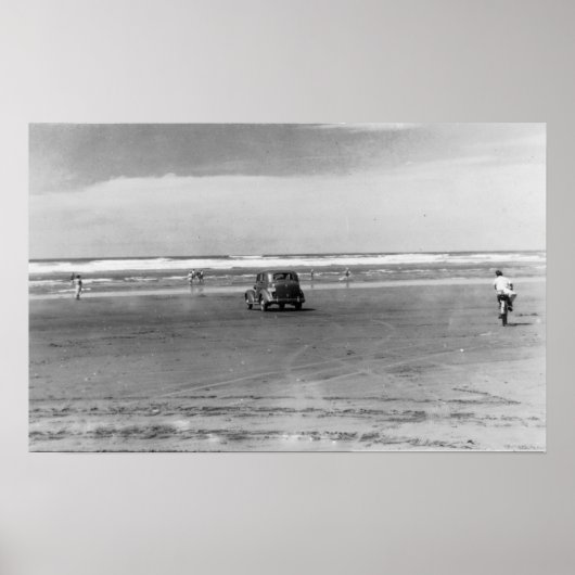 Pacific Ocean Beach Scene Photograph Poster (Vorne)