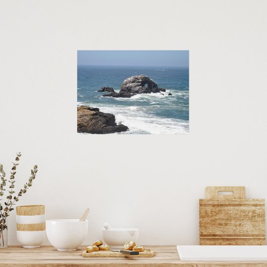 Pacific Ocean, San Francisco, CA Poster (Küche)