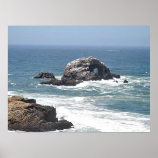 Pacific Ocean, San Francisco, CA Poster