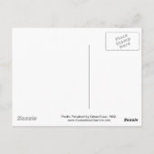 Pacific Parrakeet von Edward Lear Postkarte (Rückseite)