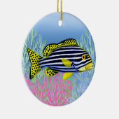 Pacific Reef Oriental Sweetlips Keramikornament (Rechts)