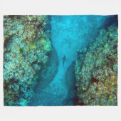 PACIFIC REEF SHARK FLEECEDECKE (Vorderseite (Horizontal))