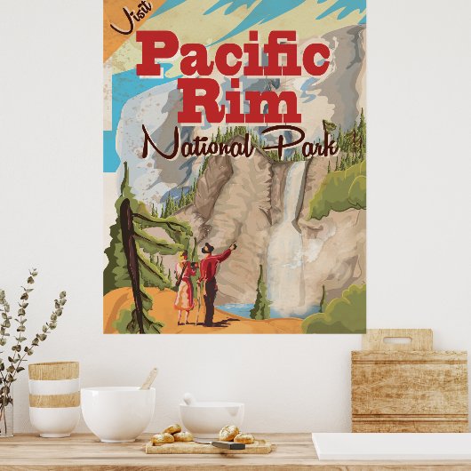 Pacific Rim Canada National Park Hoster Poster (Küche)