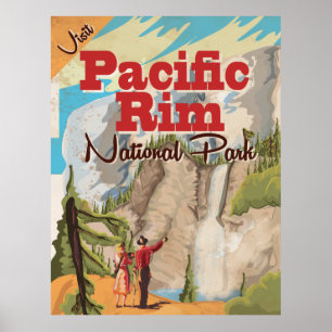 Pacific Rim Kanada Nationalpark Urlaub Poster
