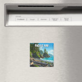 Pacific Rim National Park Canada Travel Magnet (In Situ (Geschirrspüler))