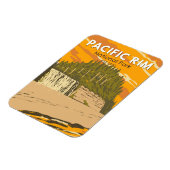 Pacific Rim National Park Reserve Reisen Vintag Magnet (Linke Seite)