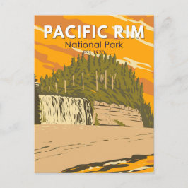 Pacific Rim National Park Reserve Reisen Vintag Postkarte