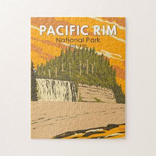 Pacific Rim Nationalpark-Reservat Reise Vintage Puzzle
