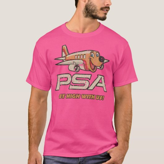 Pacific Southwest Airlines (PSA) T-Shirt (Vorderseite)