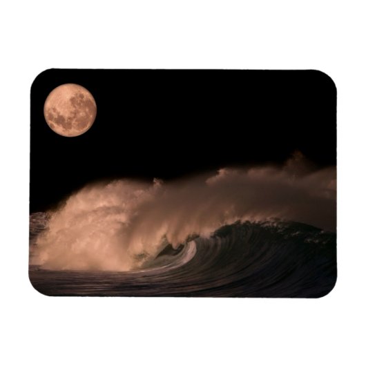 Pacific Storm Waves | Nordküste Oahu, Hawaii Magnet (Horizontal)