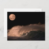 Pacific Storm Waves | Nordküste Oahu, Hawaii Postkarte (Vorne/Hinten)