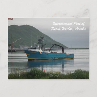 Pacific Sun Bering Sea Crab Fishing Flotte Postkarte
