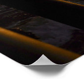 Pacific Sunset in Santa Monica Poster (Ecke)