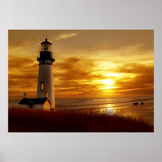 Pacific Sunset Poster (Vorne)