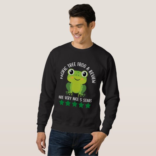 Pacific Tree Frog Review Tapestry Frog Sweatshirt (Vorne ganz)