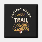 Pacific Wappen Trail 2025 Pct Wanderung Magnet (Vorne)