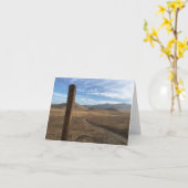 Pacific Wappen Trail Card Karte (Gelbe Blume)