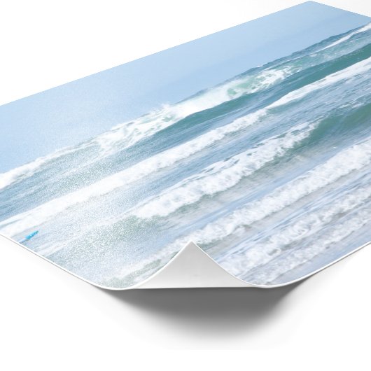 Pacific Waves Artwork Fotodruck (Ecke)