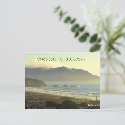 Pacifica aus der Luft Postkarte (Stehend Vorderseite)