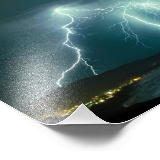 Pacifica-Blitzsturm Fotodruck (Ecke)