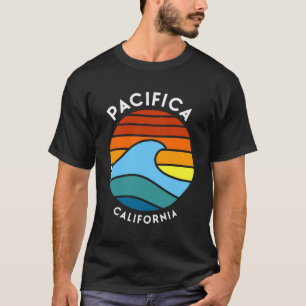 Pacifica California Retro Wave Hoodie T-Shirt