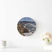 Pacifica Coast Clock Runde Wanduhr (Zuhause)