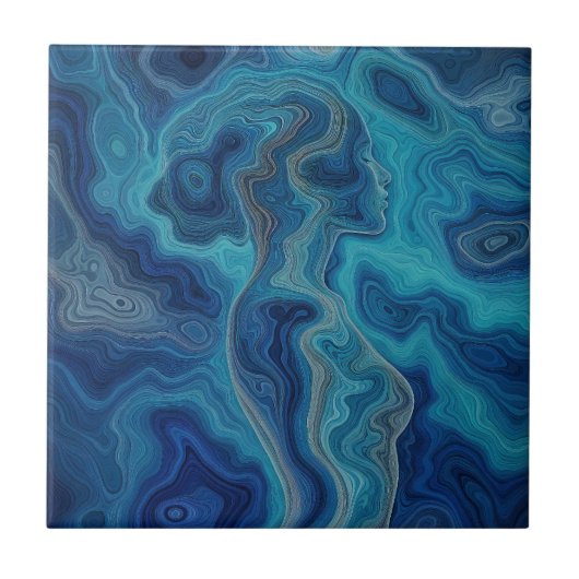 „Pacifica“ – Ein Ozean-Porträt Fliese (Vorderseite)