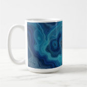 „Pacifica“ – Ein Ozean-Porträt Kaffeetasse (Links)