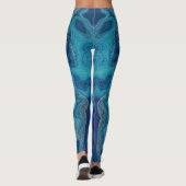 „Pacifica“ – Ein Ozean-Porträt Leggings (Rückseite)