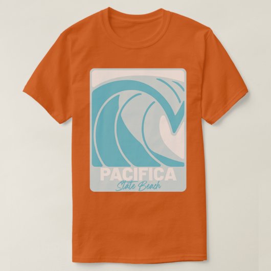 Pacifica Staat Beach California Atlantic Ocean FL T-Shirt (Design vorne)
