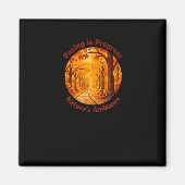 Pacing Is Progress Self-care - Nature Walk Gift Magnet (Vorne)