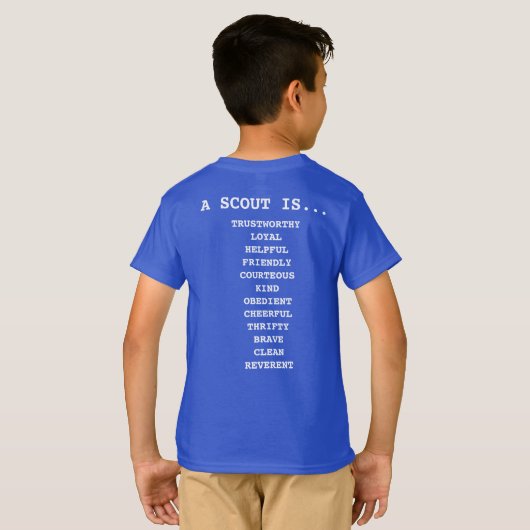 Pack 363 Scout Law T-Shirt (Schwarz voll)