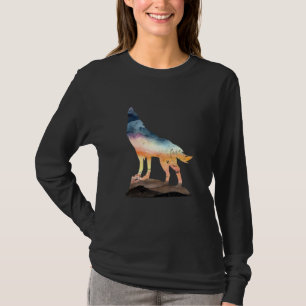 Pack Animal Sunset Howling Wolf T-Shirt
