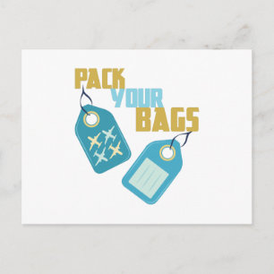 Pack deine Bags Postkarte