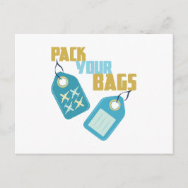 Pack deine Bags Postkarte