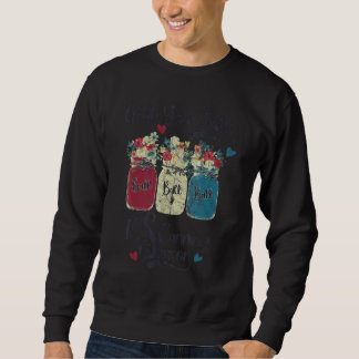 Pack Deine Kugeln, es ist Einmachsaison Blumen Sweatshirt