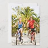 Pack Deine Taschen Mexiko Karte Foto Hochzeit (Rückseite)