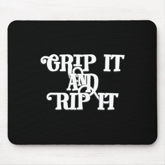 Pack es und reiß es - Disc Golf Mousepad (Vorne)